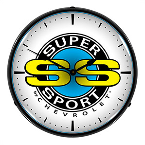 Chevrolet SS Super Sport Backlit Wall Clock