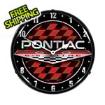 Collectable Sign and Clock Pontiac GTO Backlit Wall Clock