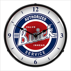 Authorized Buick Service Backlit Wall Clock