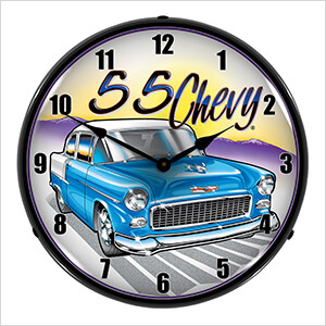 1955 Chevy Backlit Wall Clock