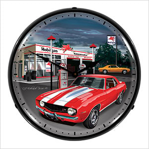 1969 Camaro Backlit Wall Clock