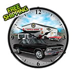 Collectable Sign and Clock 1966 Chevelle Backlit Wall Clock