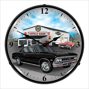 1966 Chevelle Backlit Wall Clock