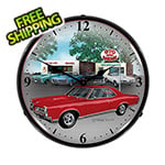 Collectable Sign and Clock 1967 GTO Backlit Wall Clock