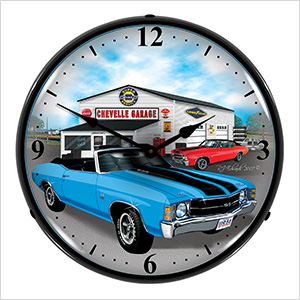 1971 Chevelle Backlit Wall Clock