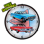 Collectable Sign and Clock 1960 Impala Backlit Wall Clock