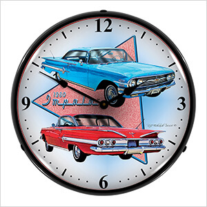 1960 Impala Backlit Wall Clock