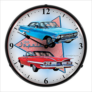 1960 Impala Backlit Wall Clock