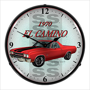 1970 El Camino Backlit Wall Clock