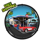 Collectable Sign and Clock 1959 Corvette Backlit Wall Clock