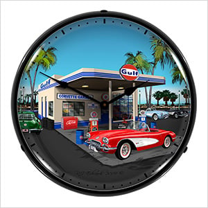 1959 Corvette Backlit Wall Clock