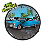 Collectable Sign and Clock 1966 Chevy Nova Backlit Wall Clock