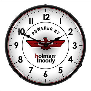 Holman Moody Backlit Wall Clock