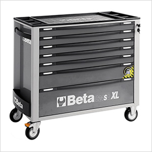 7-Drawer Anti-Tilt Rolling Long Tool Cabinet