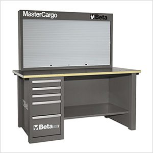 MasterCargo 5-Drawer Workbench with Back Panel