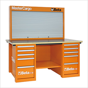 MasterCargo 10-Drawer Workbench with Back Panel