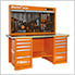 MasterCargo 10-Drawer Workbench with Back Panel