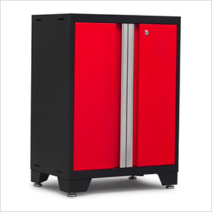 BOLD Series Red 2-Door Base Cabinet