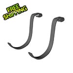 MonsterRax Rail Hooks - Hammertone