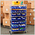 24-Bin Commercial Bin Rack System