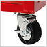 Full Drawer Professional Duty Service Cart (Red)