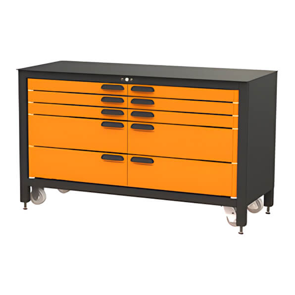 10-Drawer 60-Inch Rolling Workbench