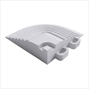 Pro Arctic White Garage Floor Tile Corner (4-Pack)