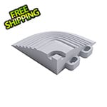 Swisstrax Pro Pearl Silver Garage Floor Tile Corner (4-Pack)