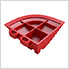 Pro Racing Red Garage Floor Tile Corner (4-Pack)