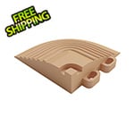 Swisstrax Pro Mocha Java Garage Floor Tile Corner (4-Pack)