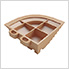 Pro Mocha Java Garage Floor Tile Corner (4-Pack)
