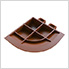 Pro Chocolate Brown Garage Floor Tile Corner (4-Pack)