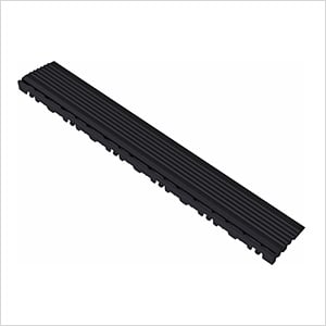 Pro Jet Black Garage Floor Pegged Edge (10-Pack)