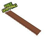 Swisstrax Chocolate Brown Garage Floor Pegged Edge (10-Pack)