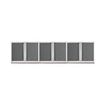 NewAge Garage Cabinets 3 x PRO Series Platinum Wall Cabinets