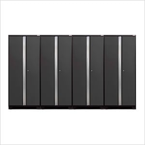 4 x PRO Series Grey Multi-Use Lockers