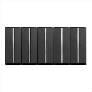 5 x PRO 3.0 Series Grey Multi-Use Lockers