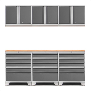 PRO Platinum 7-Piece Garage Storage Set with Bamboo Top