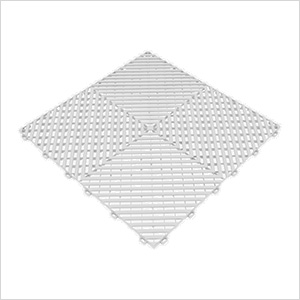 Ribtrax Pro Arctic White Garage Floor Tile (6-Pack)