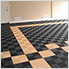 Ribtrax Pro Jet Black Garage Floor Tile (6-Pack)