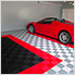 Ribtrax Pro Racing Red Garage Floor Tile (6-Pack)