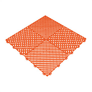 Ribtrax Pro Tropical Orange Garage Floor Tile (6-Pack)