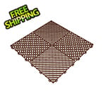 Swisstrax Ribtrax Pro Chocolate Garage Floor Tile (6-Pack)