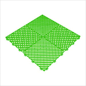 Ribtrax Pro Techno Green Garage Floor Tile (6-Pack)