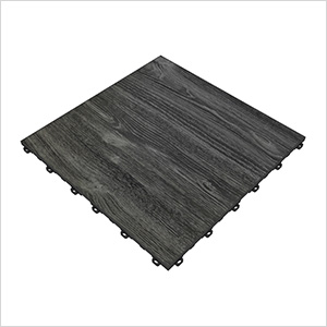 Black Oak Vinyltrax Garage Floor Tile (9-Pack)