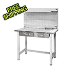 Seville Classics UltraHD Lighted Workcenter with Stainless Steel Top