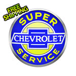 Neonetics 15-Inch Super Chevrolet Service Backlit LED Sign