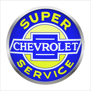 15-Inch Super Chevrolet Service Backlit LED Sign