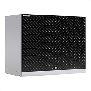 PERFORMANCE PLUS 2.0 Black Diamond Plate Wall Cabinet