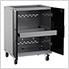 PERFORMANCE PLUS 2.0 Black Diamond Plate 2-Door Base Cabinet